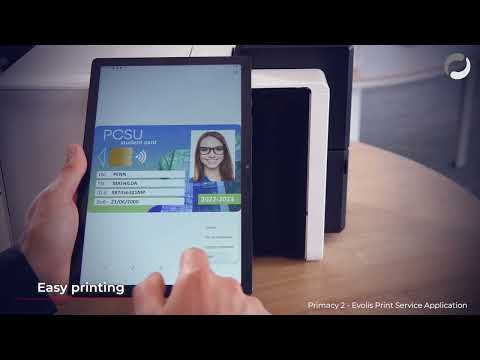 Primacy 2 Feature: Evolis Print Service (direct printing from a smartphone or a tablet)