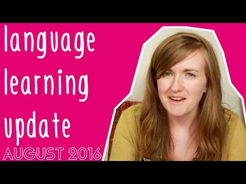 Language Learning Update August 2016║Lindsay Does Languages Video