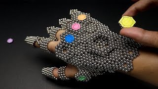 Amazing THANOS gauntlet made out of 1,728 magnets