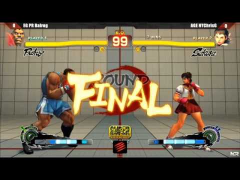 EG| PR Balrog (Balrog) vs AGE| NYChris G (Sakura) NCR 2013 AE Top 16 Losers Bracket