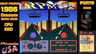 1986 Bally Midway Max RPM!