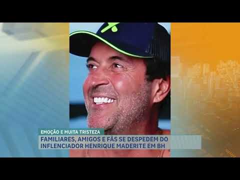 Adeus a Maderite: amigos e familiares de influenciador se despedem em Belo Horizonte