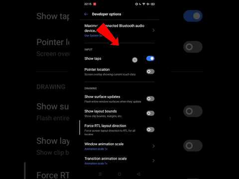 How To Remove Realme touch pointer / Indicator | How to disable touches on Screenshot