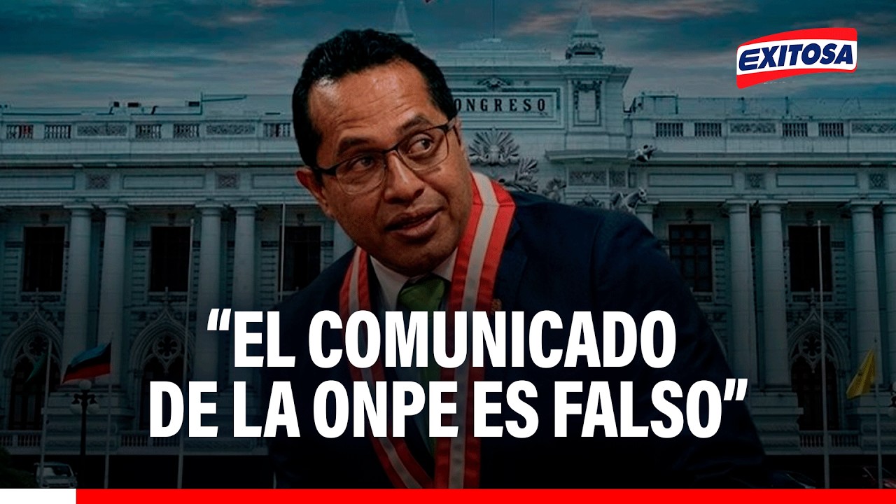 🔴🔵 Roberto Burneo desmiente a la ONPE y denuncia irregularidades en traslado de material electoral