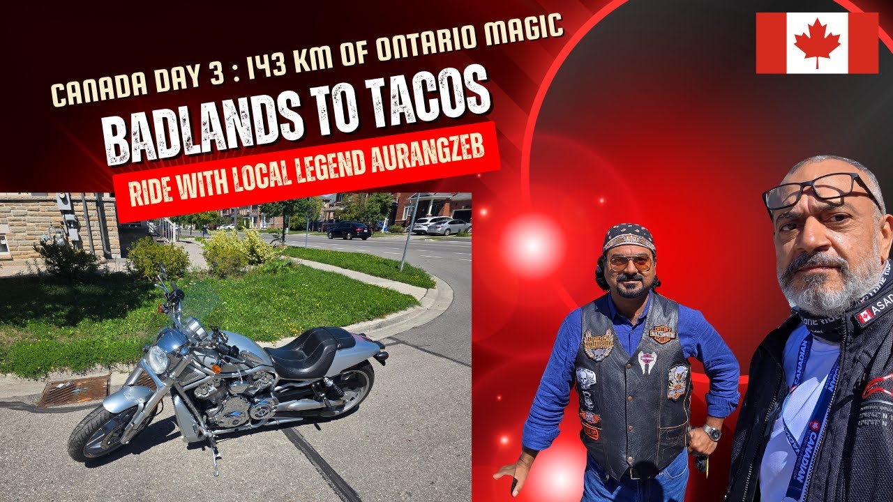 Forks of the Credit — Riding Ontario's Best Twisties with Local Legend Aurangzeb — watch the ride video