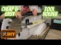 DIY Truck Bed Tool Holder How To Make A Cheap Easy Storage Rack For Shovels Etc F 150 Ford