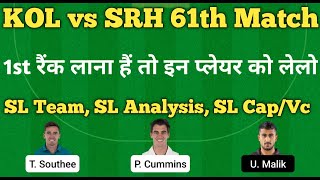 kol vs srh fantasy team match preview depths analysis