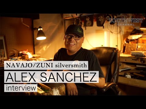 "Alex Sanchez" interview Native American(Navajo/Zuni) jewelry artist