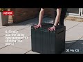 Opbergbox tuin City 113 l | video 1