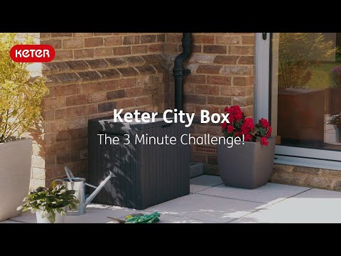 How to Build Keter City Box in 3 Minutes