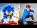 Sonic The Hedgehog Stunts In Real Life! - Challenge