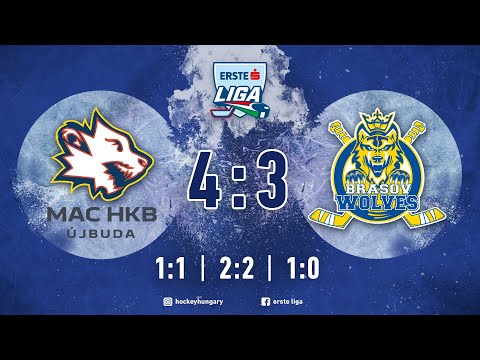 Összefoglaló EL 124 - MAC HKB ÚJBUDA - CORONA BRASOV WOLVES 4:3 20210112