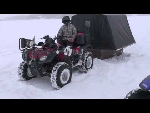 Jackfish ice fishing