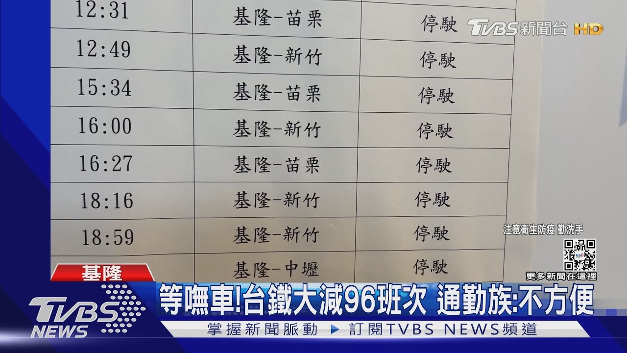 等嘸車！台鐵大減96班次　通勤族：不方便