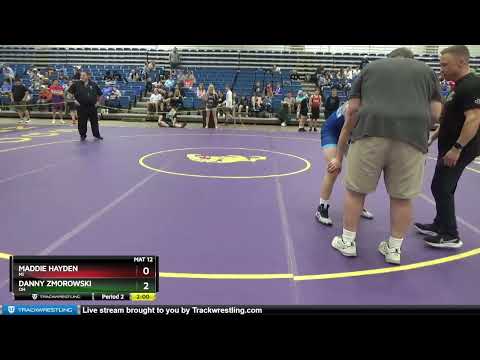 165 Lbs Round 3 - Maddie Hayden, MI Vs Danny Zmorowski, OH 5efc