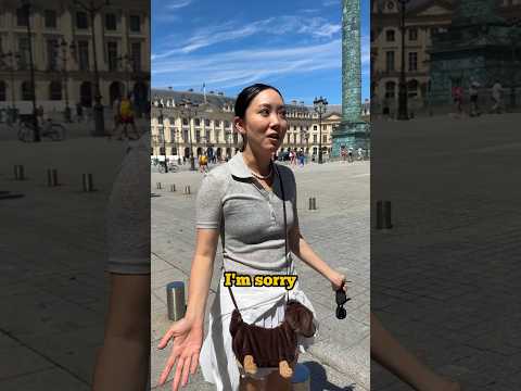 I tried to blend in with the FRENCH and FAILED 😭