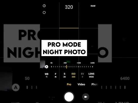 pro mode night photography📱