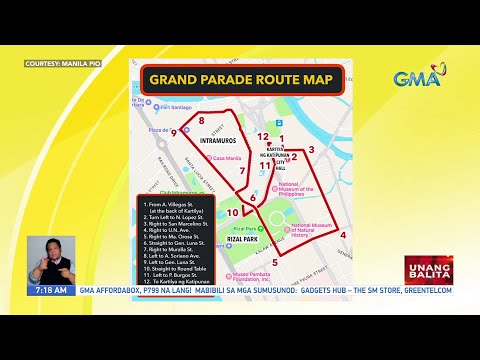Grand Parade Route Map UB