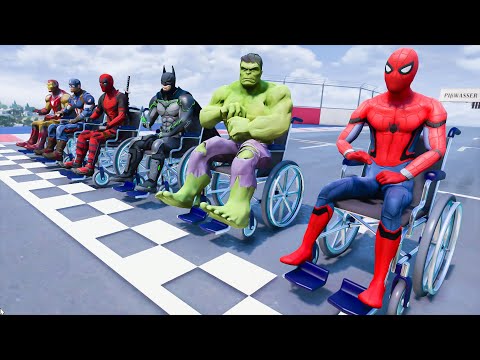 SUPERHEROES EVENTS DAY - WIPEOUT OBSTACLES - CHALLENGES OF USING A WHEELCHAIR #424