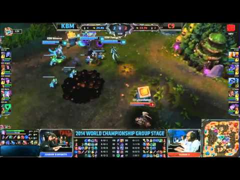 LMHT [28-09-2014] KBM vs C9 Chung Kết Thế Giới Mùa 4 Bảng D