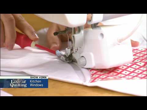 Love of Quilting Preview: Cathedral Window Quilt Blocks (Episode 2906 – Kitchen Windows)