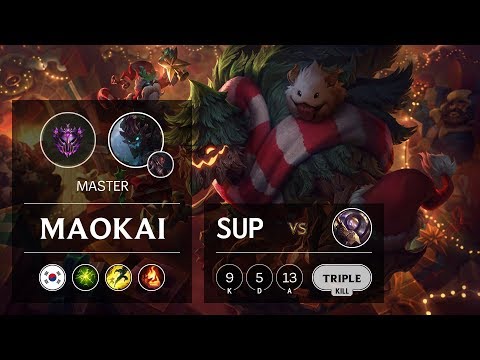 Maokai Support vs Blitzcrank - KR Master Patch 9.22