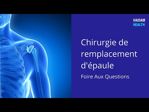 Chirurgie de remplacement d'épaule