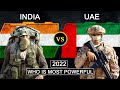 India vs UAE military power comparison 2022