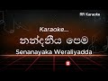 Nandaneeya pema Karaoke | Senanayaka Weraliyadda | නන්දනීය පෙම #karaoke #rr_karaoke01 #fypシ #songs