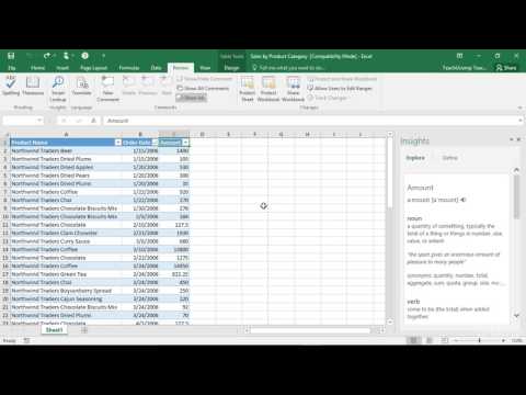 Excel Smart Lookup and Insights