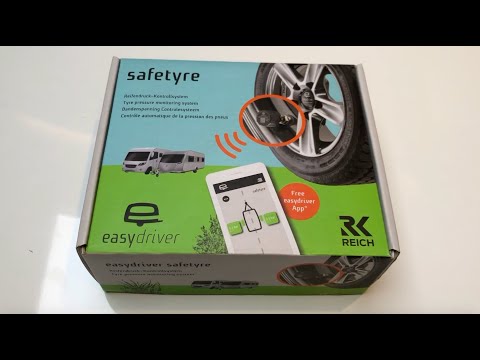 Easydriver safetyre Reich unboxing and review - Tyre pressure sensor