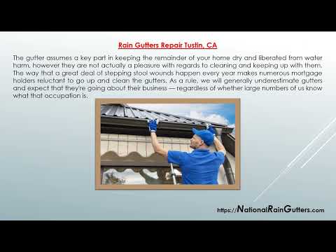 Rain Gutters Repair Tustin, CA