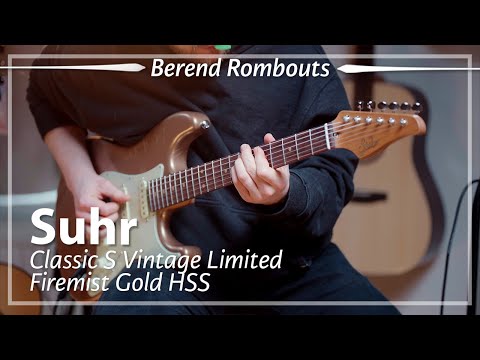 Suhr Classic S Vintage Limited Firemist Gold HSS played by Berend Rombouts | Demo