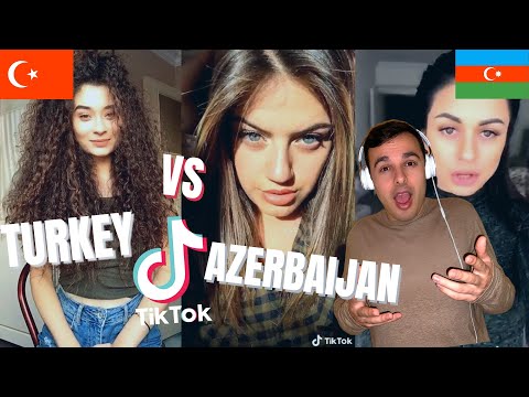 Italian Reaction To Azerbaycan ve Türk tik-tok videoları yep yeni görülmemiş
