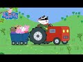 Peppa Pig Rides A Tractor
