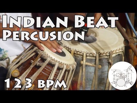 Play along Drums | Indian Beat 123 bpm