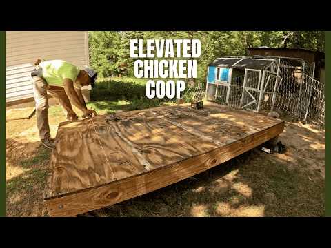 Elevated Chicken Coop Build series - DIY your own backyard chicken coop (Part 2)