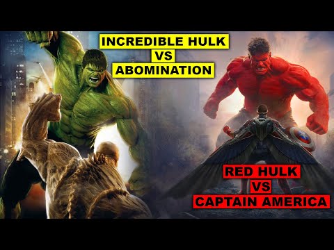 Hulk vs Abomination & Red Hulk vs Captain America 2025