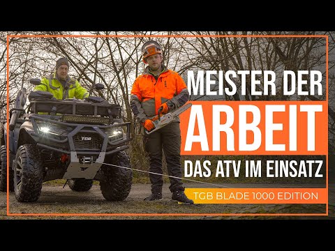 ATV as a work machine? - The TGB Blade 1000 - Use on the water! 🌊🌳