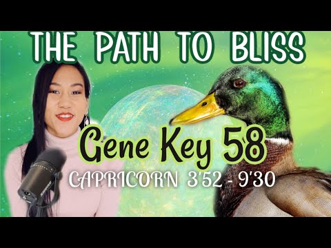 STEINBOCK-SCHICKSAL ✨ TOR 58 MENSCHLICHES DESIGN // GENSCHLÜSSEL 58