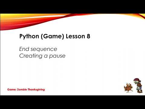 Python Game Lesson 8
