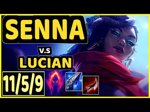 COMP (SENNA) vs LUCIAN - 11/5/9 KDA BOTTOM ADC CHALLENGER GAMEPLAY - EUW