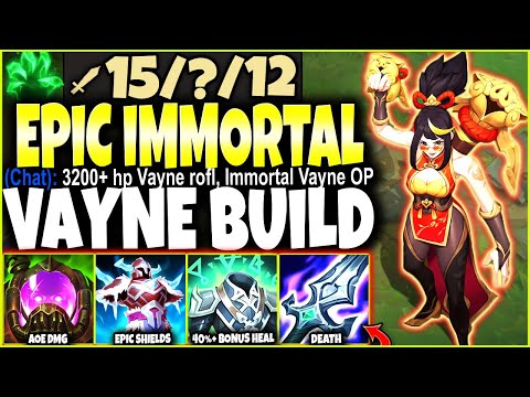 Meet the IMMORTAL VAYNE TOP Build ~ Chat Meme that became an EPIC BUILD 🔥 LoL Top Vayne s12 Gameplay
