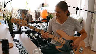 Amber Mark - Lose My Cool (Franc Moody Remix) - Bass cover (with slap)