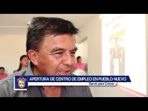 Apertura de Centro Empleo en Pueblo Nuevo