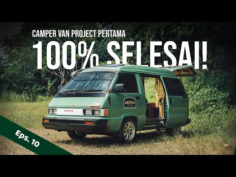 Thumbnail for Camper Van Toyota Master Ace Surf Akhirnya 100% Selesai! | #CamperVan Project eps. 10 by Toyota, Campervan, Toyota Master, Car, Van