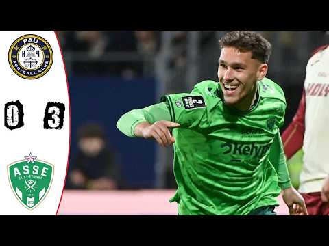 Pau FC - AS Saint-Étienne 0-3 Résumé | Ligue 2 - 2024/2025
