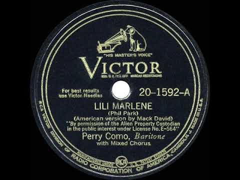 1944 HITS ARCHIVE: Lili Marlene - Perry Como (a cappella)