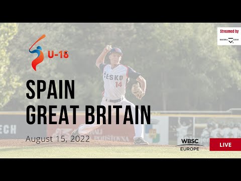 15 U-18 Baseball European Championship - Spain VS Great Britain