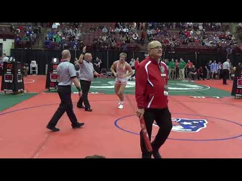 195 lbs 3rd Place Nathan Whitehead, Columbiana vs Jacob Brewer, Edison